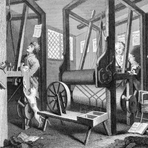 The Fellow Printers at their Looms, by William Hogarth The Fellow Printers at their Looms, by William Hogarth