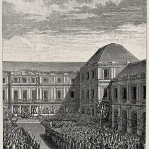 Festival celebrating Napoleon Bonaparte at the Palace of the Directoire, after Treaty Festival celebrating Napoleon Bonaparte at the Palace of the Directoire, after Treaty