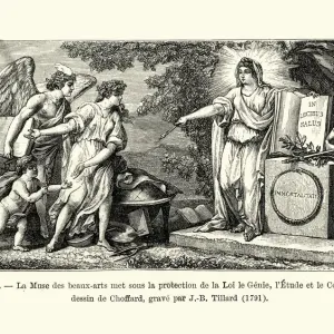 Fine Arts under the protection of the law, French, 18th Century Fine Arts under the protection of the law, French, 18th Century