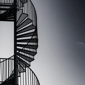 Spiral Fire Escape Print