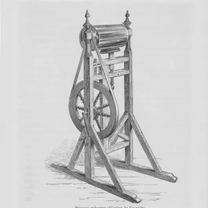 First Electrical Machine Of Benjamin Franklin First Electrical Machine Of Benjamin Franklin