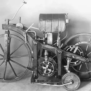 First Motorcycle Constructed by Daimler First Motorcycle Constructed by Daimler