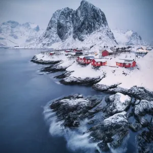 Fishermen huts (Rorbu ), Hamnoy, Norway Fishermen huts (Rorbu ), Hamnoy, Norway