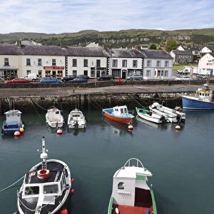 Fishing port in Carnlough, County Antrim, Northern Ireland, Great Britain, Europe, PublicGround