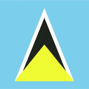Flag Saint Lucia Flag Saint Lucia