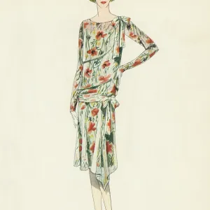 Flapper In An Afternoon Dress Flapper In An Afternoon Dress