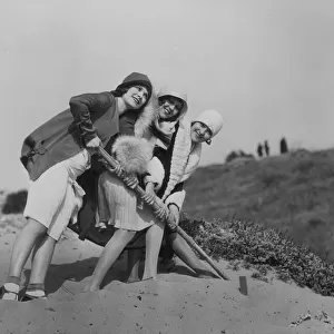 Flappers On The Beach