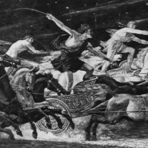 The Chariot of Fleeting Hours Print by Walter Crane The Chariot of Fleeting Hours Print by Walter Crane