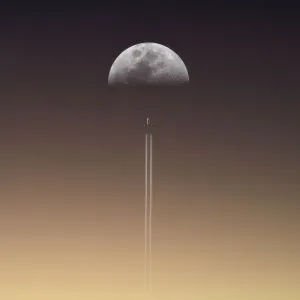 Flight to the moon Flight to the moon