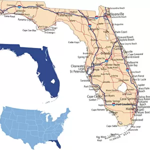 Florida road map