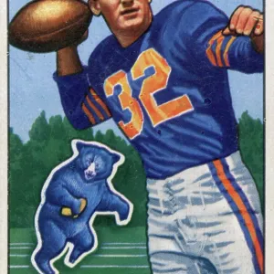 Football Card Of Johnny Lujack