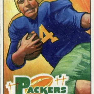Football Card Of Ted Fritsch