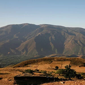 Foothills of the Sierra Nevada at Orgiva, Alpujarra, Sierra Nevada, Spain, Europe