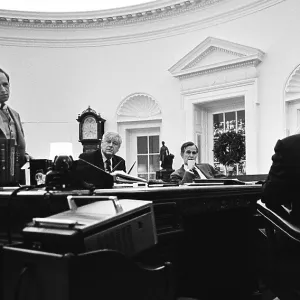Ford Meets With Bush to Discuss CIA Job