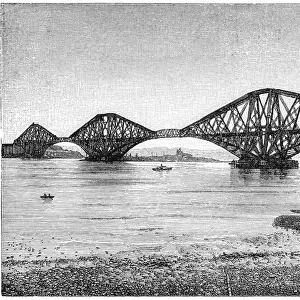 Forth Bridge near Edinburgh