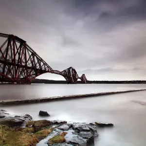 Forth Rail bridge and jetty Forth Rail bridge and jetty