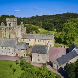 France, Normandy, Manche department, Cotentin, Hambye, Hambye abbey, from 12 century