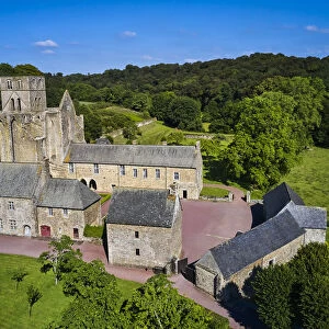 France, Normandy, Manche department, Cotentin, Hambye, Hambye abbey, from 12 century