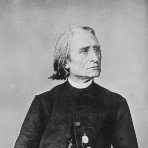 Famous Music Composers Metal Print Collection: Franz Liszt (1811-1886)