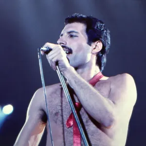 Freddie Mercury Performing in LA Freddie Mercury Performing in LA
