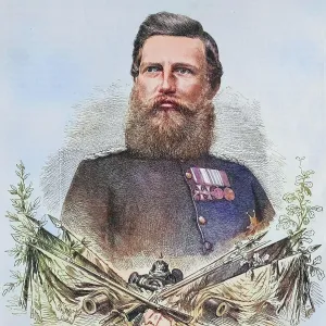 Frederick William, Crown Prince of Prussia, illustrated war chronicle 1870-1871, Franco-Prussian campaign, Germany, France Frederick William, Crown Prince of Prussia, illustrated war chronicle 1870-1871, Franco-Prussian campaign, Germany, France