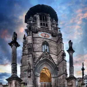 Freiburg Cathedral Print, 13th Century Freiburg Cathedral Print, 13th Century