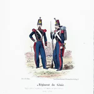 French Military Uniform, Engineer Corps