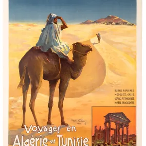 French North Africa Poster French North Africa Poster