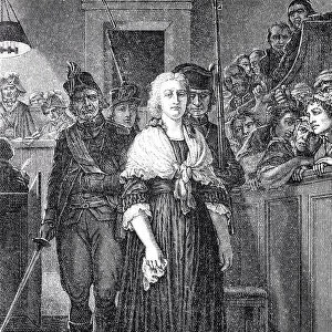 French revolution: Marie Antoinette after her conviction
