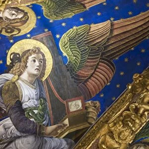 Fresco of Angel in Valencia Cathedral