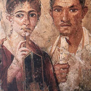 Fresco portraying Terentius Neo and his wife