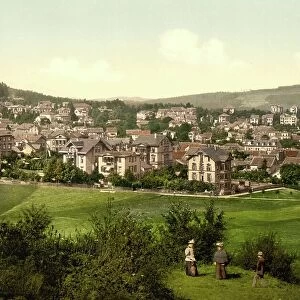 Friedrichrhoda, Friedrichroda in Thuringia, Germany, Historical, Photochrome print from the 1890s
