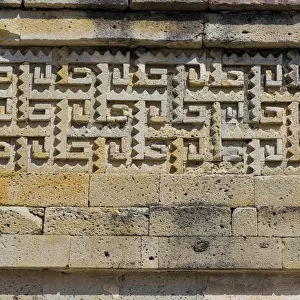 Detail of frieze with geometric decoration, Mitla