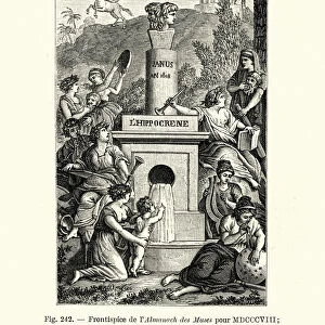 Frontispiece from The Almanach of the Muse, French, 19th Century