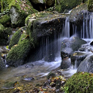 Gaisholl waterfalls, near Sasbachwalden, Black Forest, Baden-Wurttemberg, Germany