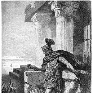 Gaius Marius Among Ruins of Carthage
