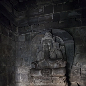 Ganesha statue in Borobudur temple