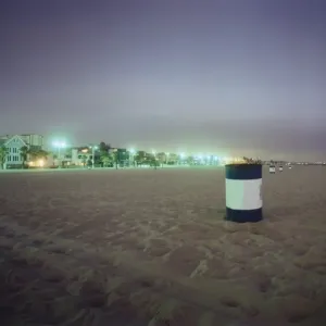 Garbage Cans on Beach Garbage Cans on Beach