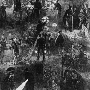 Gas Strike Businesses by Candlelight Print Gas Strike Businesses by Candlelight Print