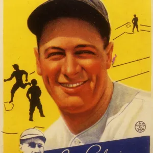 Gehrig Bubble Gum Card Gehrig Bubble Gum Card