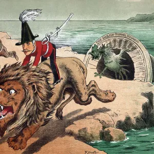 General Garnet Joseph Wolseley Escaping France by Lion General Garnet Joseph Wolseley Escaping France by Lion