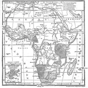 General map of the European colonies in Africa