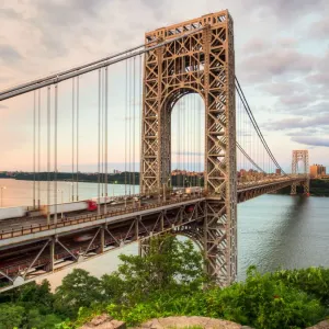 George Washington Bridge sunset