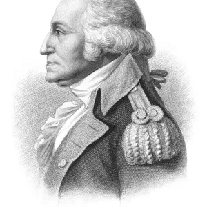 Grabado de George Washington 1875.