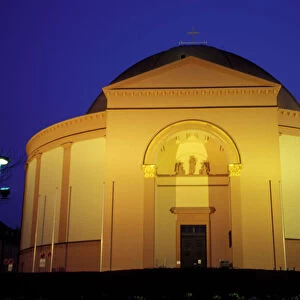 Germany, Darmstadt : Ludwigs-church on Wihelminen-Place, Art Deco