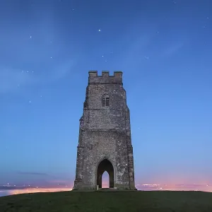 Glastonbury Tor at dawn, Somerset Glastonbury Tor at dawn, Somerset