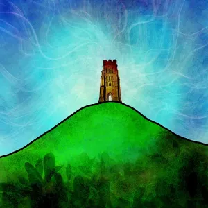 Glastonbury Tor, Somerset illustration
