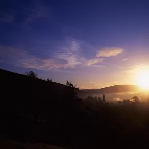 Glendalough at sunrise, Co Wicklow, Ireland