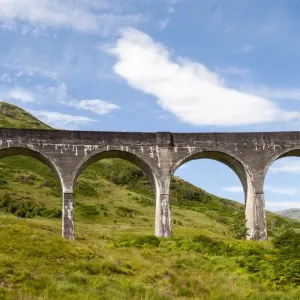 Glenfinnan Viaduct Railway Bridge Print Glenfinnan Viaduct Railway Bridge Print