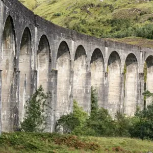 Glenfinnan Viaduct Print, West Highland Line Railway Bridge Glenfinnan Viaduct Print, West Highland Line Railway Bridge